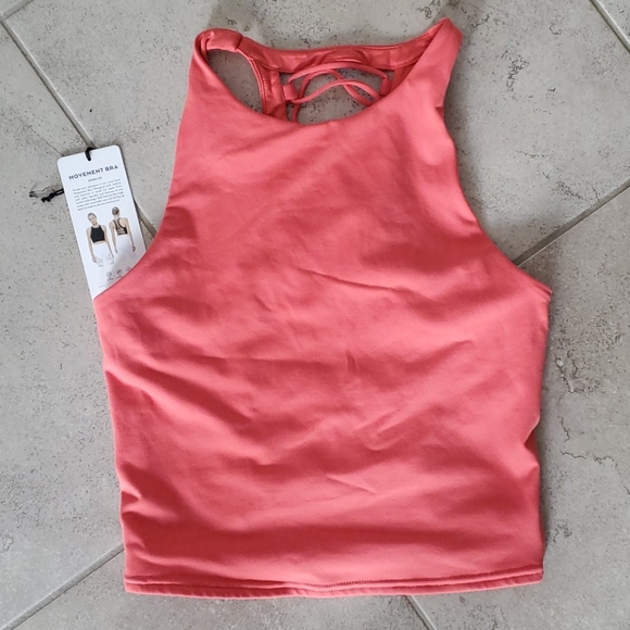 Alo Yoga Movement Tank Bra Strawberry